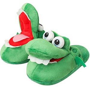 Suammiitstrieadea - Krokodil Pantoffels - Groen - Lichtgewicht Warm Winter Schoeisel