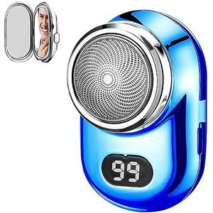 Youding Baardscheerapparaat | 1,49 draagbare zakroterende scheerapparaten | Draagbare zakformaat reisbaardtrimmer | Snel opladen mannelijk elektrisch voor thuis, nieuwjaarscadeau