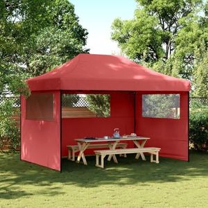 JUDYY Opvouwbare pop-up tent met 3 wanden, waterdicht, uv-bescherming, partytent, evenementententen en tenten, 4005019