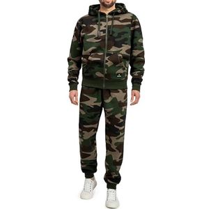 Höhenhorn Cozalp heren joggingpak, trainingspak en huispak., camouflage, groen, M