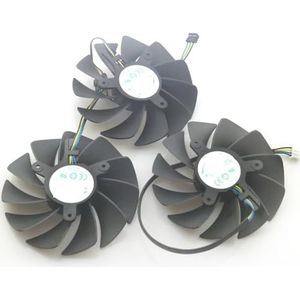 3 stuks GA92S2U -PFTM DC12V 0,46A 4-pins koelventilator voor ZOTAC RTX3090 RTX3080ti RTX3080 RTX3070ti AMP grafische kaart