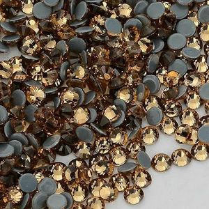 SS6-SS20 1440 stuks kristal hotfix strass steentjes flatback glitter steentjes nail art decoraties diy accessoires-Lt Colorado Topaz-SS6 (1,9-2,0 mm) - 1440 stuks