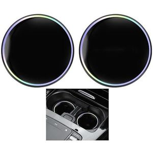 2Stuks Autoonderzetters voor Audi Q4 e-tron 2022-2024 - Antislip Bekerhouder Onderzetter Inzet - Styling Accessoires