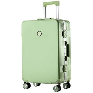 Koffer Koffer met wielen Aluminium koffer Waterdichte en drukbestendige afgesloten koffer Handbagage voor Zakenreizen (Color : C, Size : 22in)