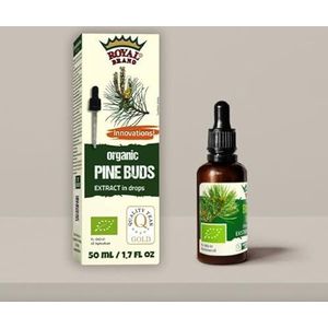 Royal Brand Grenen knoppen organisch/tinctuur/extract/50 ml/1.7 fl oz