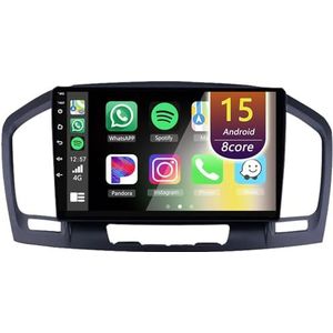 Android Radio voor Buick Regal/Opel Insignia 2009-2013, 9 inch Touchscreen Autoradio met Wireless CarPlay Android Auto Bluetooth WIFI(4Core(1+32GB))