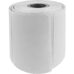 BeMatik - Rol van 500 zelfklevende etiketten voor directe thermische printer 50.8x25.4mm