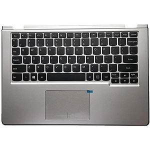 New Replacement Laptop toetsenbord & C Schelp & Touchpad For LENOVO A10 A10-70 With Zwart toetsenbord Verenigde Staten Lay-out With Zilver Schelp & Zilver touchpad