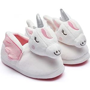 Harry Bear - Pantoffels - Wit - Eenhoorn