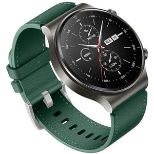 yeziu Lichtgewicht zachte bandjes voor Huawei Watch GT GT2 GT2 PRO horlogeband heren en dames armband 22 mm(Color:Green)