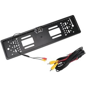 Achteruitkijkcamera 12V Auto Achteruitrijcamera 4/8 LED Kentekenplaathouder Parkeersensor 2.4G Reverse Vedio-ontvanger Parkeercamera (Maat : 4LED)