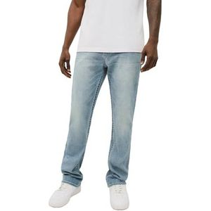 True Religion Ricky Straight Brilliant Medium Wash Jeans voor heren, Briljant Medium Wash, 30W / 34L