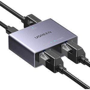 UGREEN - LAN Splitter 1 tot 2 - Ethernet Splitter - 1000 Mbps - Gigabit Ethernet Switch