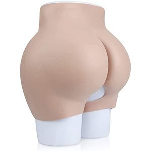 Vrouwen Fake Butt Lifter Heup Full Silicone Panty Kan Plassen En Geplaatste Pads Enhancer Shaper Slipje Siliconen Pad Slipje Controle Knickers Voor Man Of Vrouw Drag Quee(Color:Tarwe)