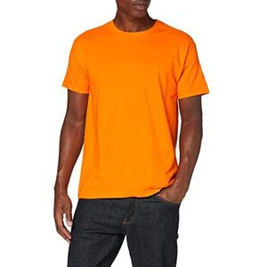 Fruit of the Loom Heren Valueweight T-shirt met korte mouwen - oranje - M
