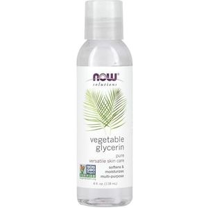Now Foods, plantaardige glycerine, 118 ml, laboratoriumgetest, sojavrij, veganistisch, zonder genetische manipulatie
