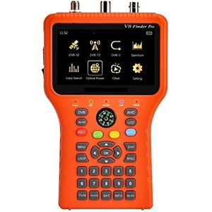 Satellietzoeker 5 stks/partij H.265 Combo Meter DVB S2 DVB T2 DVB C 4.3 inch Scherm Spectrum Analyzer CCTV Camera in V8 Finder Pro