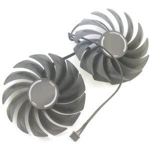 PVA080E12R 88mm 75mm DC12V 0.50A 4Pin For COLORFUL for iGame RTX3060 3060ti 3070 3080 3090 Graphics Card Cooling Fan(PVA080E12R-2pcs)
