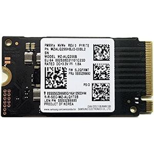 OEM Samsung MZALQ256B 256GB M.2 PCIe NVME Solid State Drive SSD MZALQ256HBJD 42mm 2242 vormfactor M Sleutel