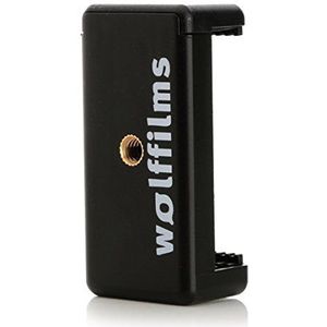 Arktis Wolffilms Universele smartphonehouder voor statieven, precies passende accessoirehouder, compatibel met alle Apple iPhone, Samsung Galaxy en Huawei mobiele telefoons