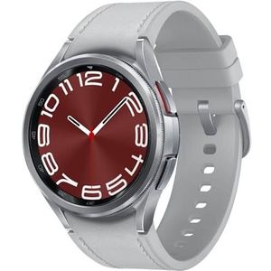 Samsung Galaxy Watch6 Classic SM-R955FZSADBT smartwatch/sport watch 3.3 cm (1.3"") AMOLED 43 mm Digital 432 x 432 pixels Touchscreen 4G Silver Wi-Fi GPS (satellite)