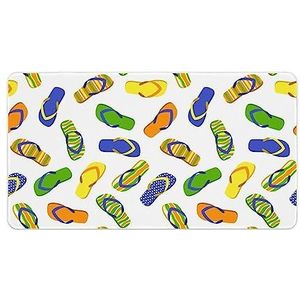 Strand Flip-flops Bureau-Mat Grote Gaming Muismat Antislip Rubber Base Waterdichte Desktop Schrijven Pad Protector