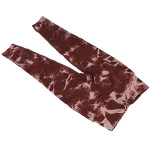 Butt Lift Yogabroek, Ademende Hoog Getailleerde Legging Slim Fit Tie-dye Elastiek voor Hardlopen voor Dames (S)