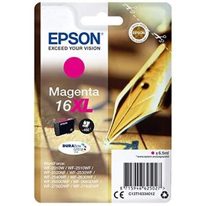 Epson Originele 16XL inktvulpen (WF-2630WF WF-2650DWF WF-2660DWF WF-2750DWF WF-2760DWF, Amazon Dash Replenishment-compatibel) magenta