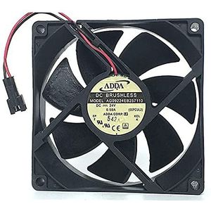 ADDA AG09224EB257110 9CM DC24V 0.50A 2-wire large air volume inverter fan