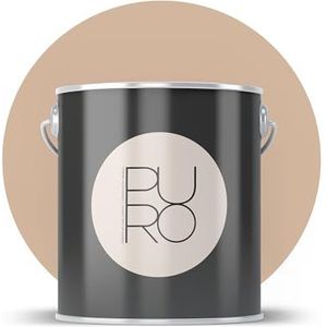 Livingwalls PURO Premium muurverf c7029 - schilderverf met zeer hoge dekking - matte hoogwaardige binnenverf in beige - 2,5 l