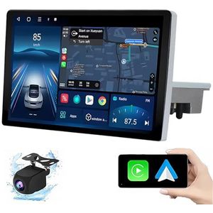 Android 14.0 2 Din Autoradio 9"" Touchscreen Auto Stereo voor Lada Granta 2011-2018 met Draadloze Carplay Android Auto GPS navigatie AHD Omgekeerd beeld Stuurwielbediening(P1(1G+32G))