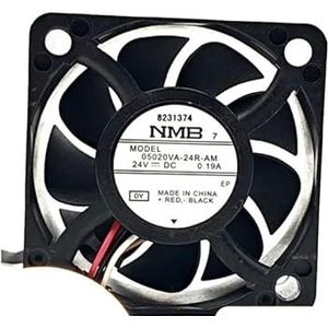 05020VA-24R-AM Voor NMB 50mm x 20mm PWM axiale ventilator: 24V luchtstroom, alarm voor vastgelopen ventilator, industriële koeling