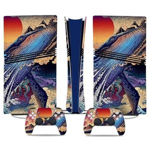 Anti Kras Voor PS5 PRO Skin Digital Edition Console En Controller Vinyl Cover Skins Wraps Krasbestendig, Compatibel Met Voor PS5 Digital Edition Pro 66279 Geen Schuimvorming