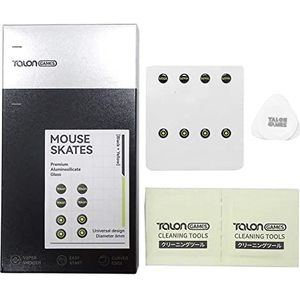 JSGHGDF 1 Pack Glas Skates Dots Voeten Pads Sticker Voor Gaming Pad