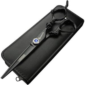 Japan geïmporteerd 5,5-inch professionele kappersschaar 440C hoge hardheid kapperszaak kapper knippen en snoeien dunner Cutting Scissors