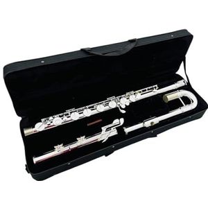Instrument Fluit Cklep Fluit Verzilverd Koper 16 Kleppen Gesloten Gat