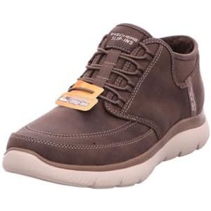 Skechers Heren Handsfree Slip-ins Summits Sneaker, Chocolade Suede/Trim, 11 UK, Chocolade Suede Trim, 46 EU