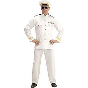 Widmann 06874 Marine Kapitein, heren, wit, XL