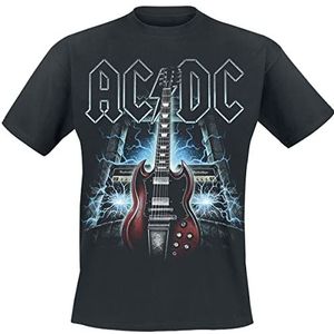 AC/DC High Voltage Guitar T-shirt zwart L 100% katoen Band merch, Bands