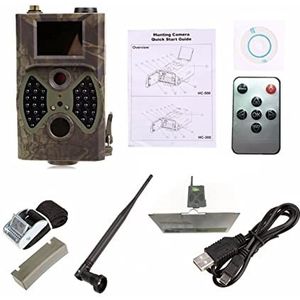 Wilde dierencamera HC-900A Hunting Camera 1 6MP Trail Camera 940nm Photo Traps 0.3-0.6s Wild Camera 4 4LED Trigger Time 0.3s IP65 PIR 65ft Verkenning, beveiliging van het huis(HC-300M)