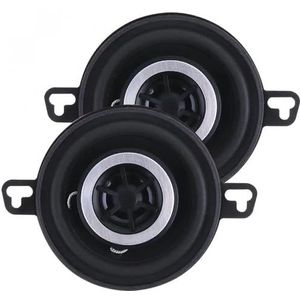 Tweeter auto Tweeters voor auto 1 paar 3,5 inch 12V 200W universele autohoornluidsprekers met coaxiaal type en volledige frequentie voor de meeste auto's