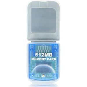 WiCareYo 512M geheugenkaart geheugenkaart met hoge capaciteit met pakket voor Wii NGC Gamecube console