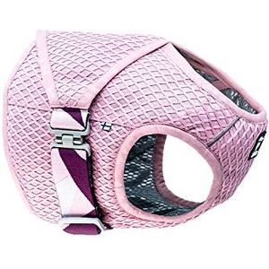Hurtta Cooling Wrap koelvest voor honden, verkoelende zomerjas voor honden, roze 55-65 cm