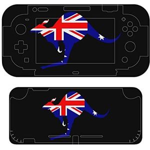 Kangoeroe Australische Vlag Leuke Skin Sticker Compatibel met Switch Console En Switch Lite Protector Skin Decal Cover