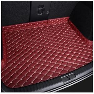 Kofferbakbeschermer PU-leren Kofferbakmatten Voor BMW Voor X3 2018-2019 Interieurdetails Auto-accessoires Tapijt Alle Modellen Auto Kofferbakmatten(WIJN ROOD)