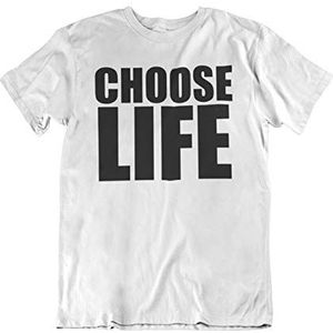 Choose Life - Retro Fashion Party T-Shirt - Mannen Vrouwen Unisex