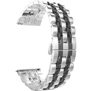 22 mm 20 mm metalen band geschikt for Samsung horloge S3 geschikt for Huawei GT 46 mm geschikt for Amazfit GTS Vervanging metalen band ffit for Samsung horloge 3 46 mm 42 mm band (Color : Color 15,