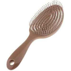 Detangler Kam Haarborstel Styling Kam Hoofdhuid Massage Haarverzorging Koffie