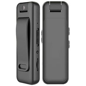 Actiecamera Mini Camera Full HD 1080 P Micro Body Camcorder Nachtzicht DV Video Voice Recorder Met 180 Roterende Len kleinste Camera (Color : 1080P, Size : 128GB)