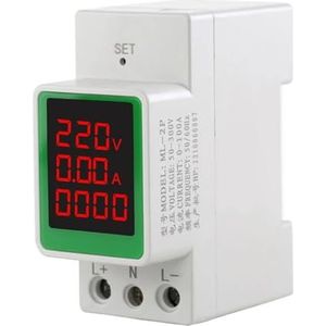 SRWNMTGFK AC 160-270V 0-100A DIN Rail digitale voltmeter ampèremeter spanning stroom energie kWh meter volt amp-monitor AC 220V